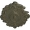 Ekena Millwork Strasbourg Ceiling Medallion, Hand-Painted Witch Hazel, 30 1/2"W x 20"H x 1 1/2"P CM30SGWHF - alternate 2
